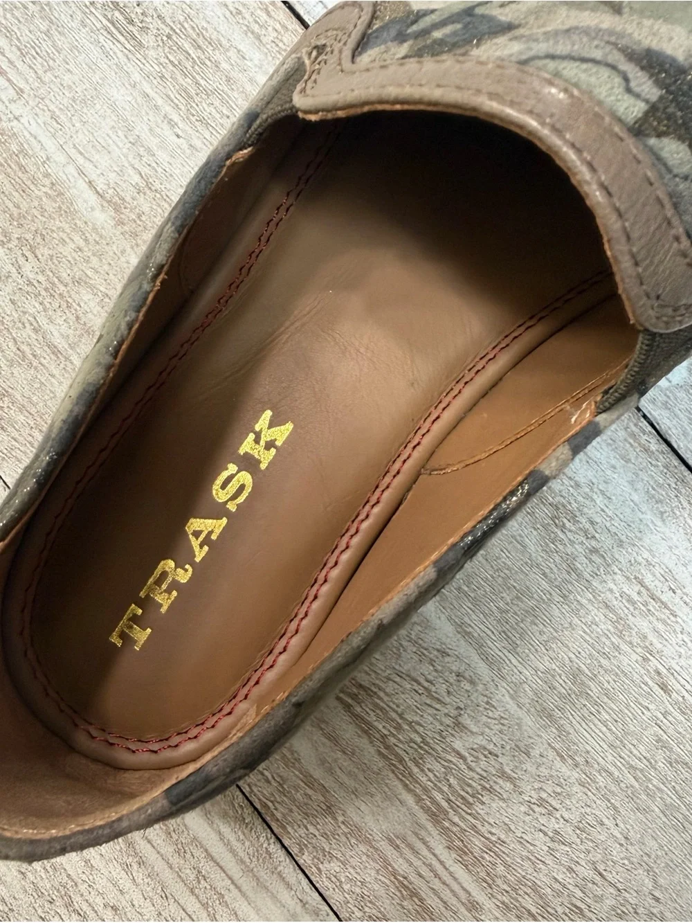 Trask Women’s Ali Slip-Ons in Camo Stars
